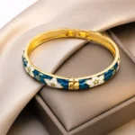 Azure Bloom Enamel Kada