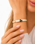 Ivory Clover Enamel Kada