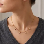 Elora Crystal Charm Chain Set
