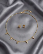 Elora Crystal Charm Chain Set - Image 2
