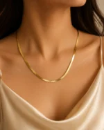 Elora Luxe Herringbone Chain