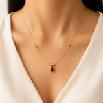Elora Ruby Drop Chain