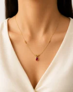 Elora Ruby Drop Chain