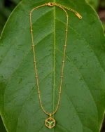 Cube Crystal Pendant Chain - Image 3