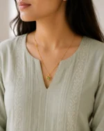 Cube Crystal Pendant Chain