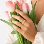 Radiant Emerald-Cut Crystal Band Ring