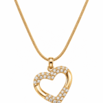Heart Crystal Pendant Chain