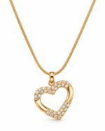 Heart Crystal Pendant Chain