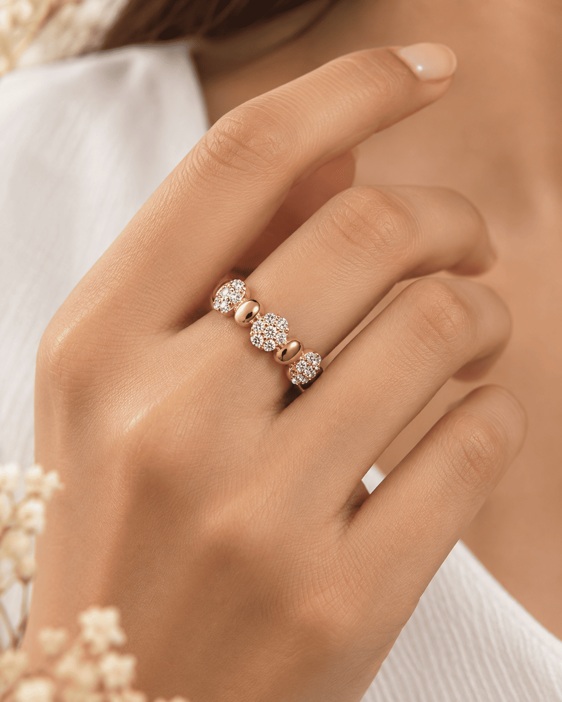 6 Bloom Crystal Ring - Image 1